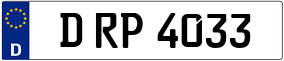 Truck License Plate